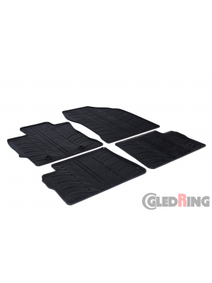 Original Gledring Passform Fußmatten Gummimatten 4 Tlg.+Fixing - Toyota Auris 2012->
